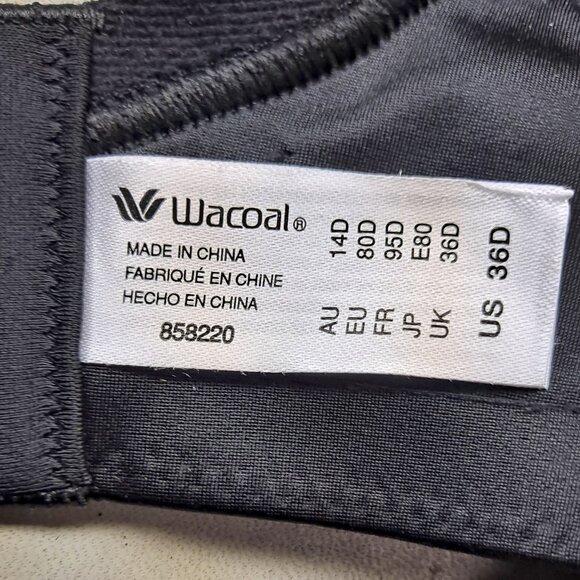 Wacoal Bra Black 36D - Picture 4 of 5